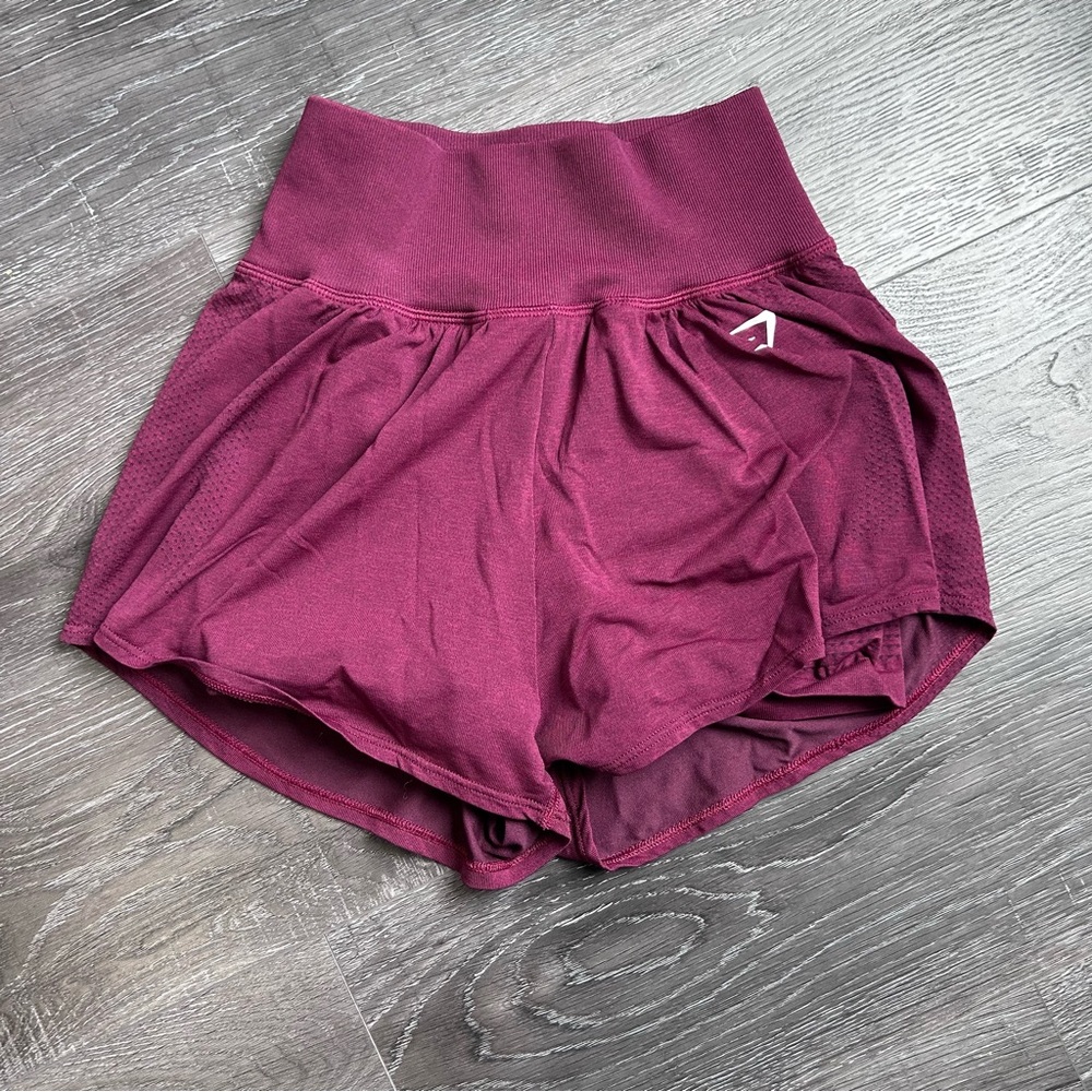Gymshark Women’s Athletic Shorts Maroon Size XS/Small